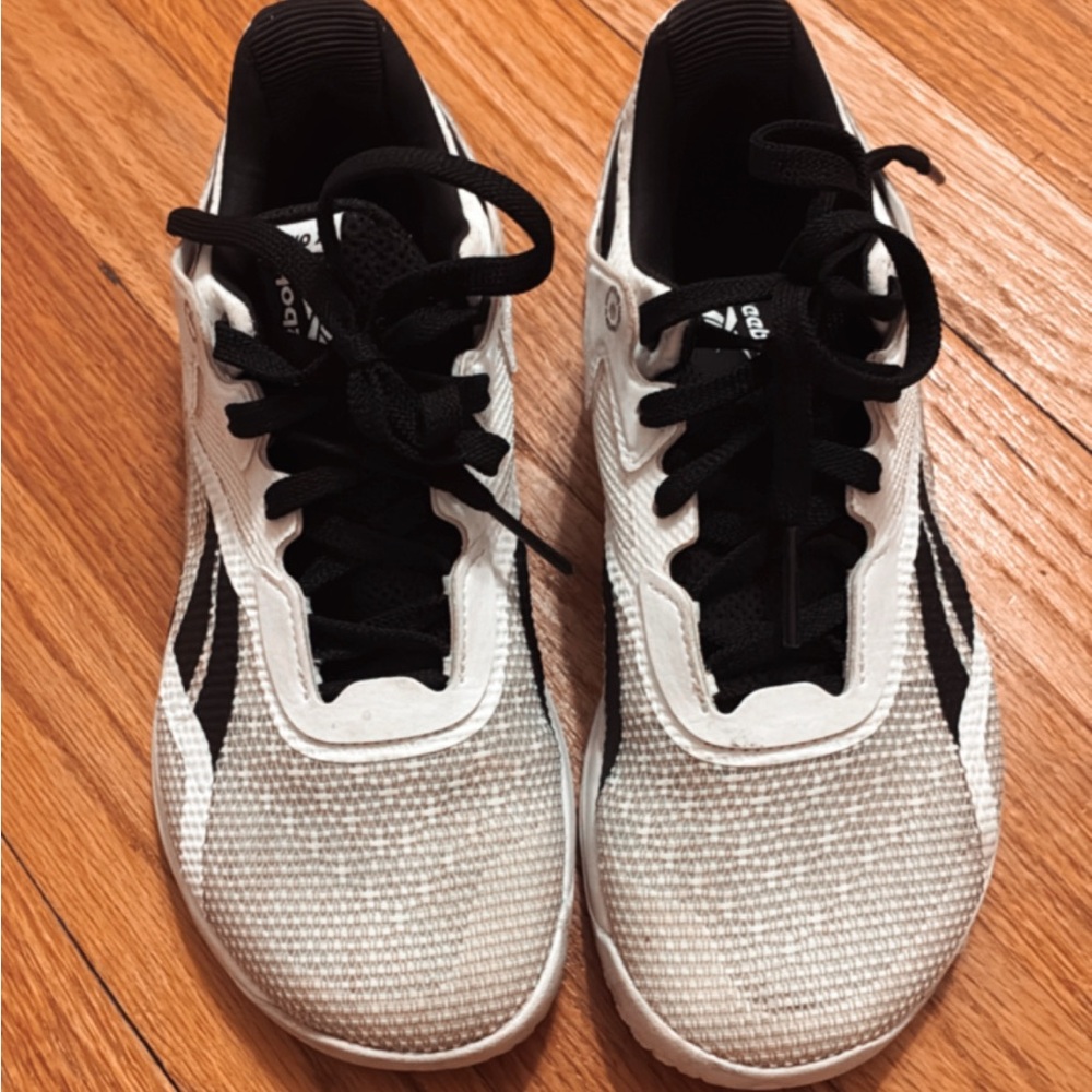 Reebok Women's Black and White Athletic Shoes